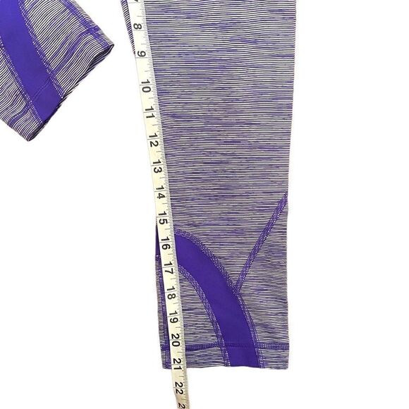 Lululemon Run Inspire Crop- Purple Space Dye - Picture 12 of 12